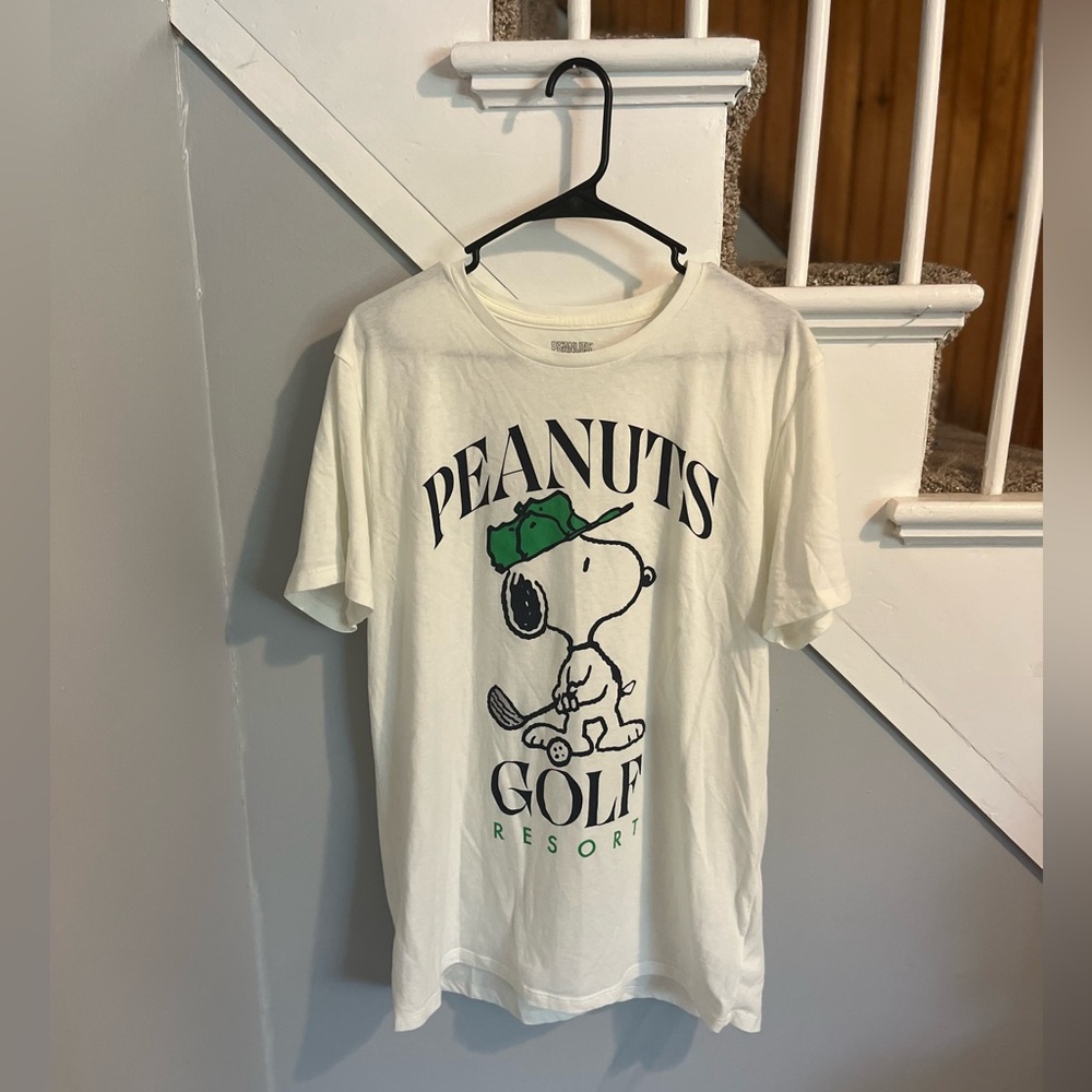 Peanuts White Graphic Tee